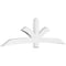 Ekena Millwork Davenport Architectural Grade PVC Gable Bracket, 108"W x 31 1/2"H x 4"D x 6"F, 7/12 Pitch GBP108X32X0406DAV00 - alternate 1